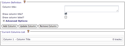 Data Columns UI